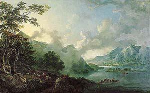 George Barret View of Windermere Lake